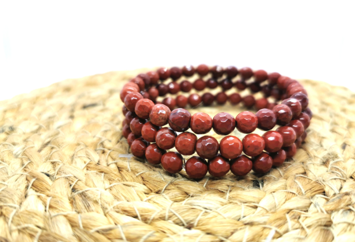 Facettes jaspe rouge – Image 2