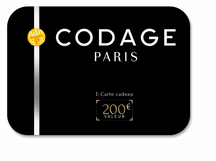 E-carte cadeau CODAGE valeur 200€