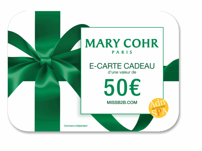 E-carte cadeau Mary Cohr valeur 50€