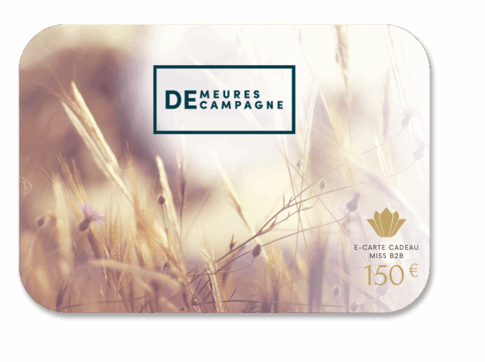 E-carte cadeau DEMEURES CAMPAGNE valeur 150€