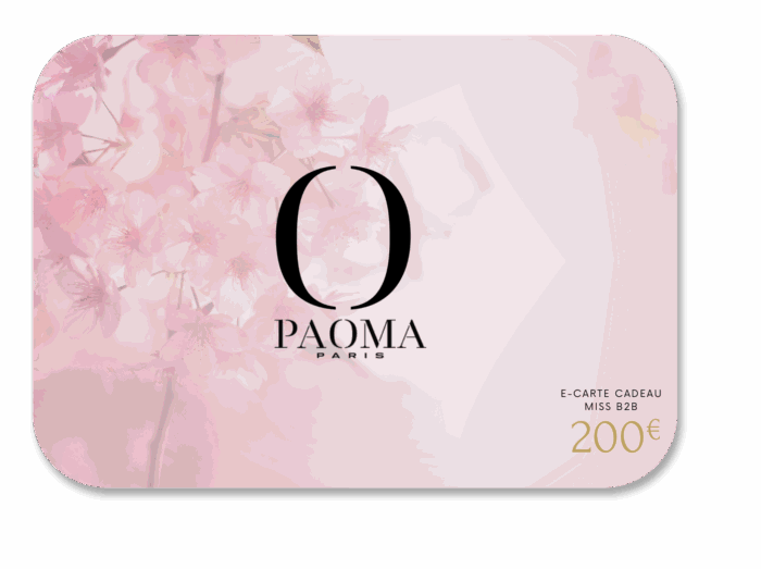 E-carte cadeau PAOMA 200€