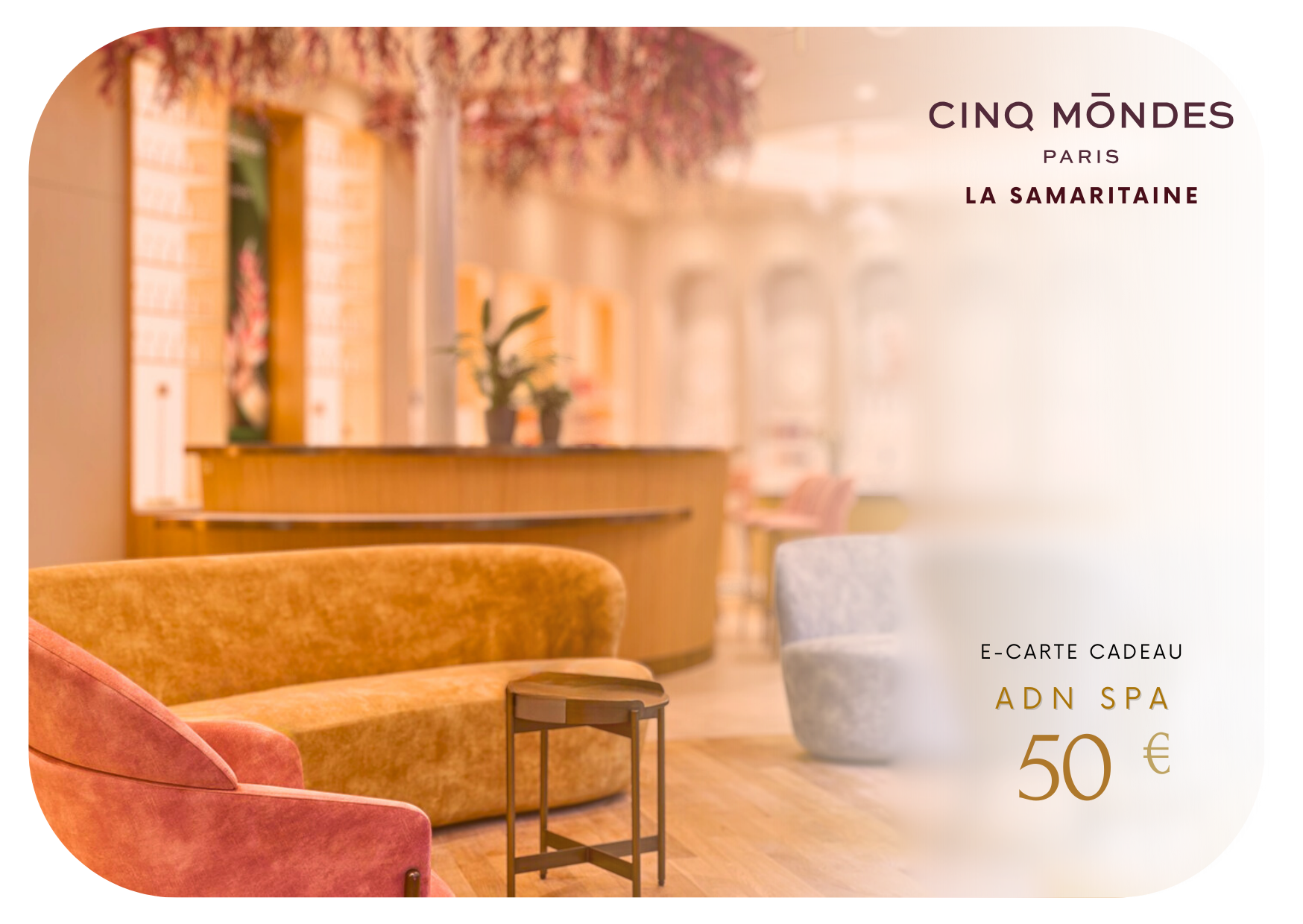 Pass Bien-Être Cinq Mondes Samaritaine